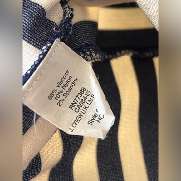 Madewell Navy Striped Top ~ Size L - Picture 7 of 9